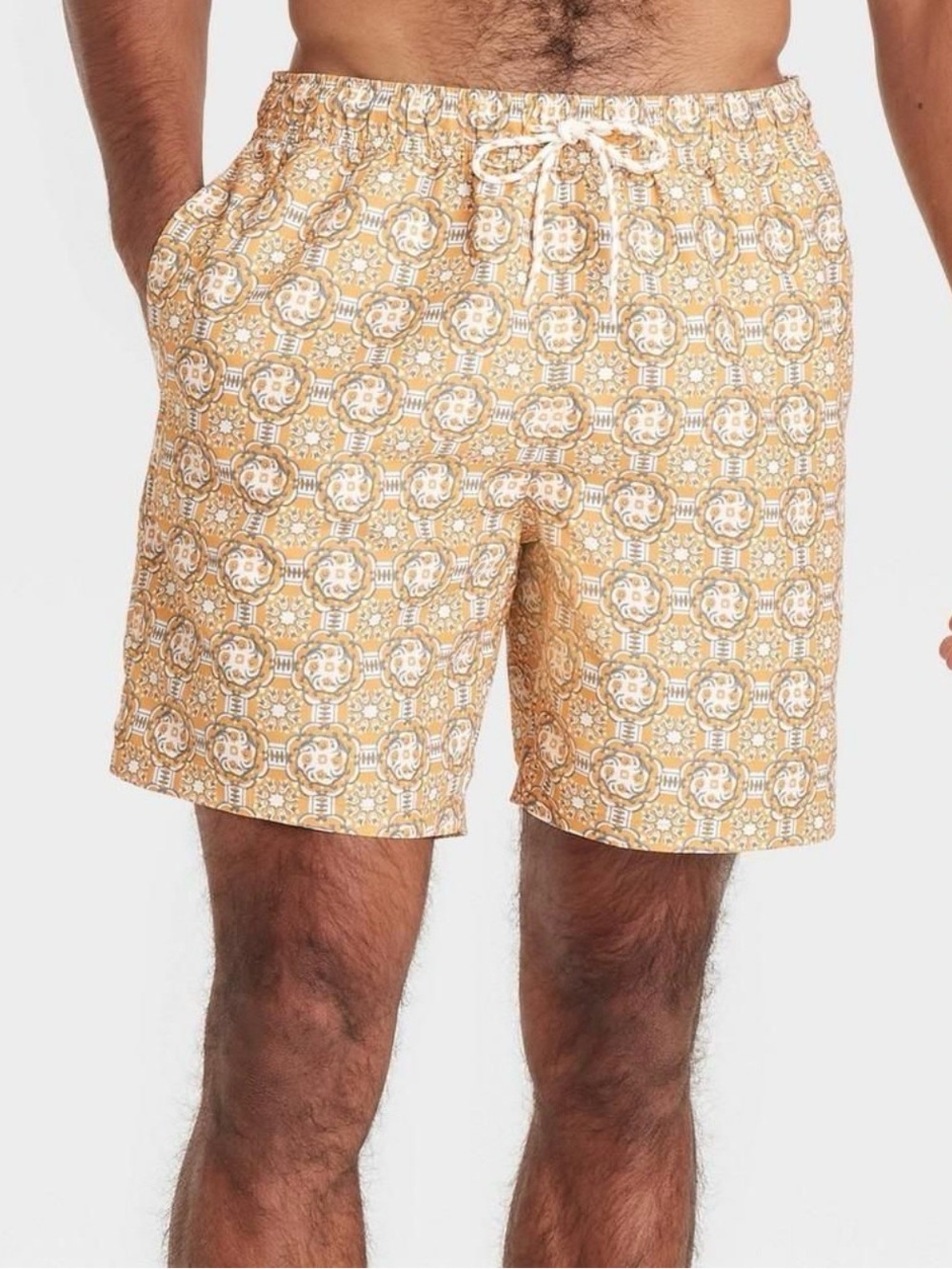 Goodfellow & Co 7" Swim Trunks
Yellow Geometric Pattern
Sz: Large
New with Tags